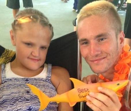 Lauren won Best Swimmer at Camp Summit!